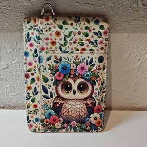 Slim Keychain Wallet With Cute Owl